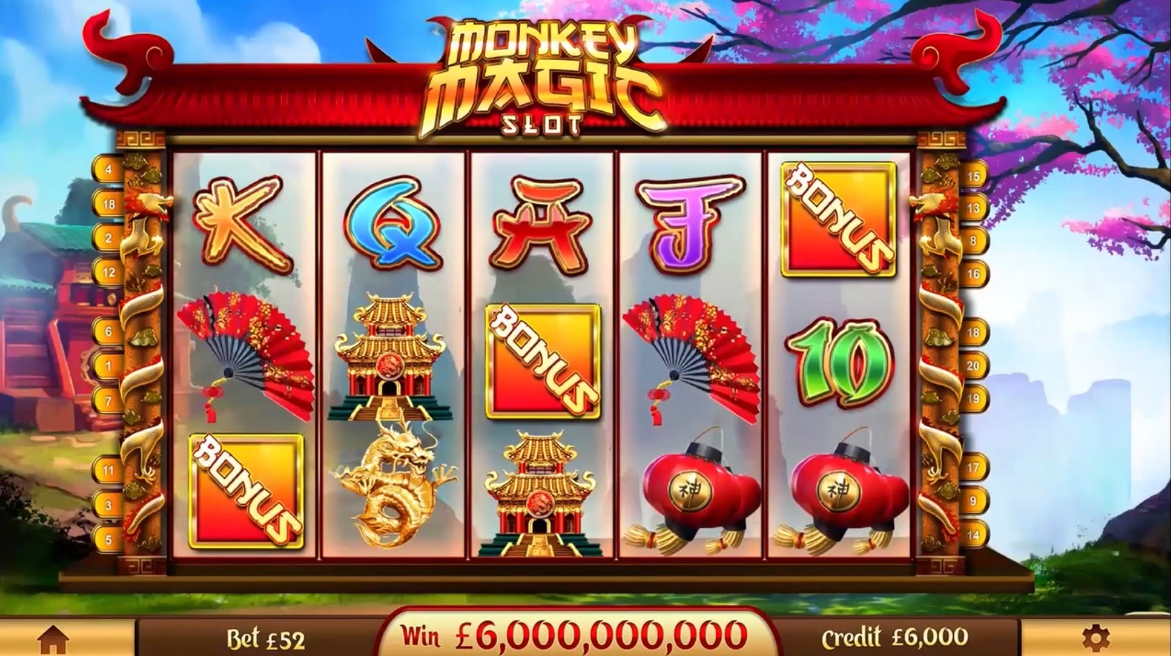 Jade monkey slot machine game